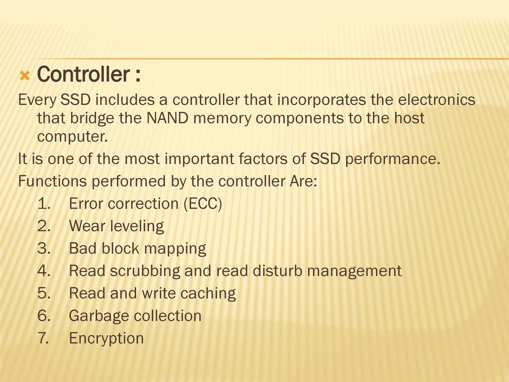 Solid State Drives SSD ppt download
